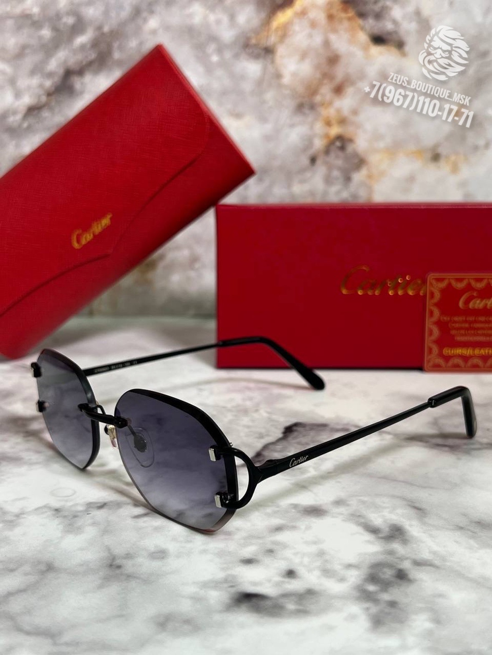 Солнечные очки Cartier