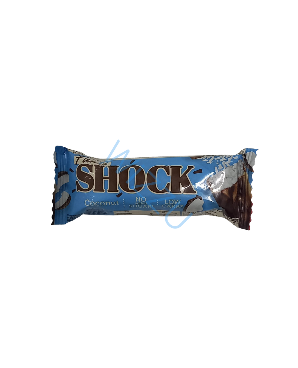 Батончик глазир Fitnes Shock Брауни 50г Кокос