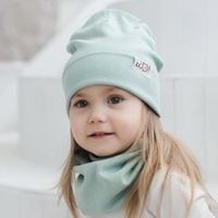 Шапка и снуд комплект "Полынь"