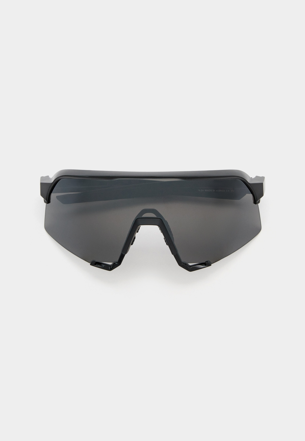 Спортивные очки с диоптриями 100% S3 Gloss Black Matte Black - Black Mirror Lens