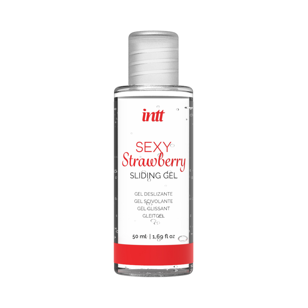 Набор Intt Brazilian Panty Sliding Gel Strawberry красный