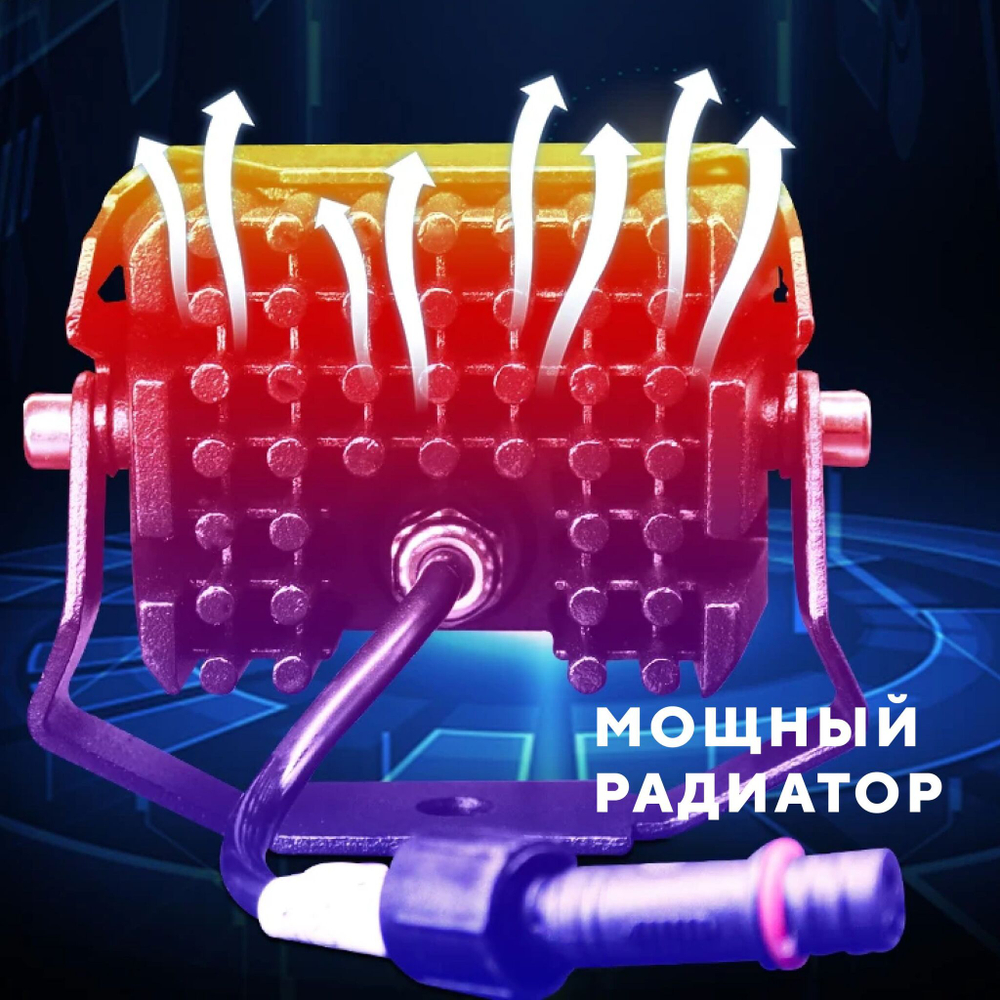 Фары U9P для автомобиля, мотоцикла (45000 Лм)