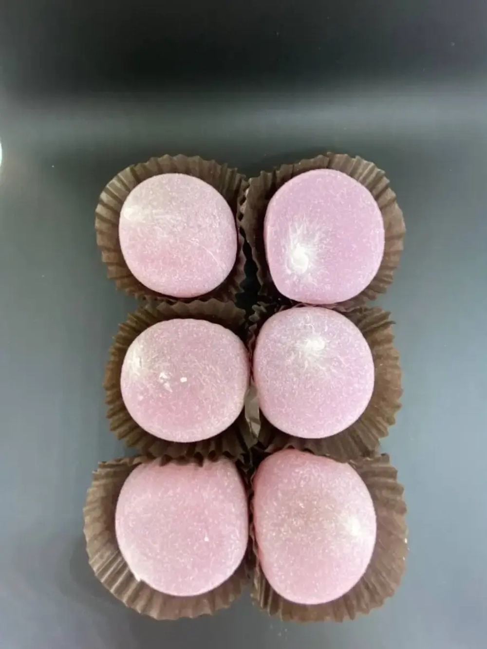 Пирожное Моти (Mochi) с начинкой из Таро ( сладкая картошка)