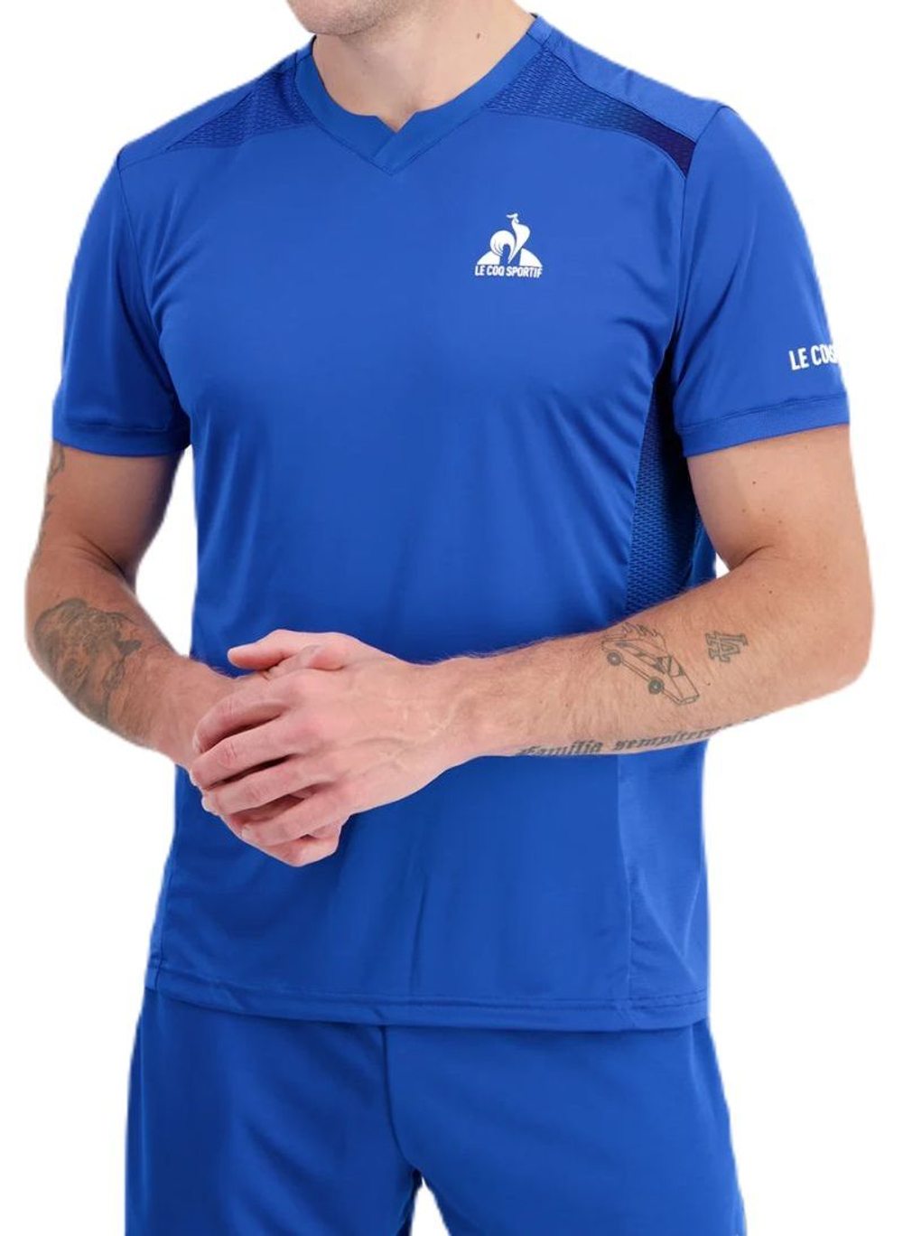 Мужская футболка Le Coq Sportif Training Short Sleeve 24 — lapis blue