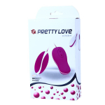 Продолговатое виброяйцо 6см с выносным пультом управления Pretty Love Avery BI-014294