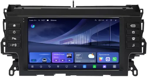 Магнитола для Land Rover Discovery Sport 2015-2019 (без CD - harman) - Kuberg QLed+2K, Android 14, TS105, Быстрейшая, CarPlay, SIM-слот