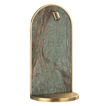 Бра 3W 3000K 7175/3WL темно-зеленый/бронза GIARDINO Odeon Light