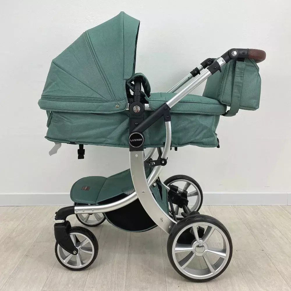 Детская коляска Luxmom 608 2в1 (изумруд)