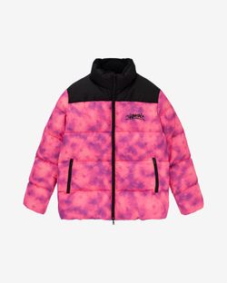 Пуховик Downjacket Tie Dye Bright Pink