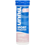 Nuun, Hydration, Sport, добавка с шипучими электролитами, клубничный лимонад, 10 таблеток