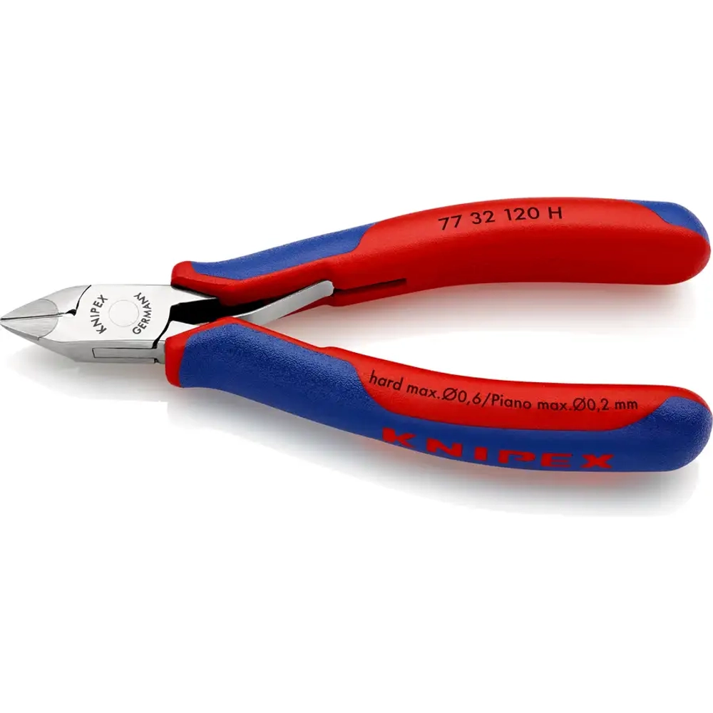 Кусачки боковые для электроники 120 мм Knipex 77 32 120 H
