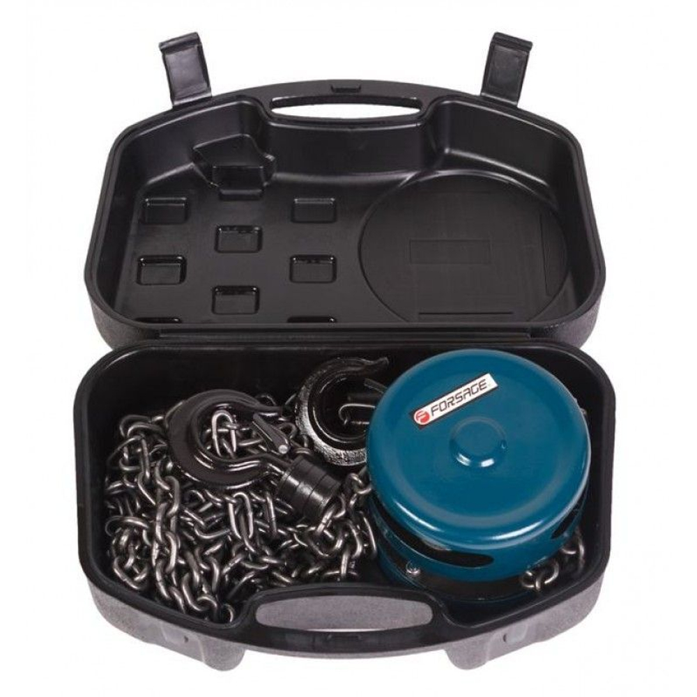 Лебедка механическая подвесная с фиксацией цепи натяжения, 0.5т