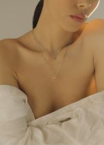 Колье-чокер Лав ин, позолота / Love in gold