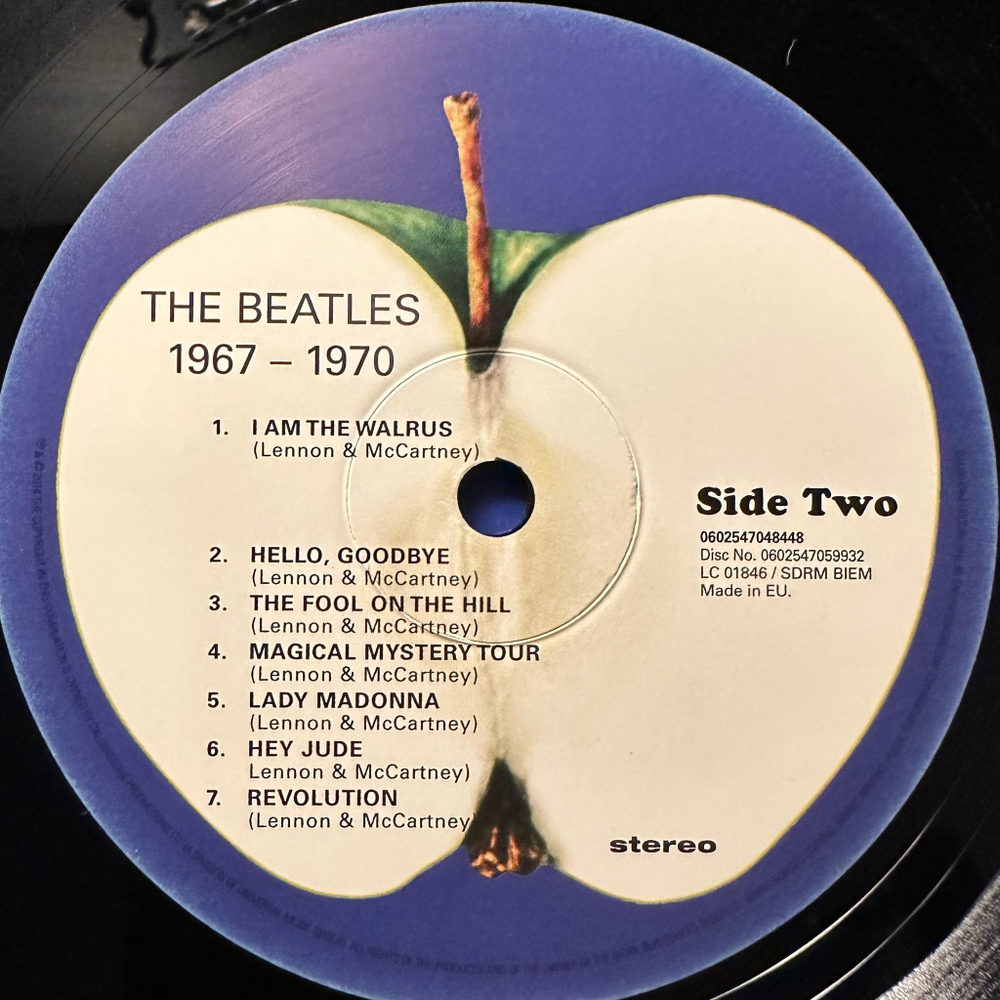 The Beatles - 1967-1970 2LP (Европа 2014г.)