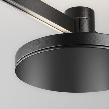 Магнитный трековый светодиодный светильник 7W 4000К 24V TR152-1-7W4K-B чёрный Plato Flarity Maytoni