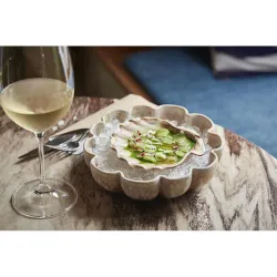 Блюдо для подачи 15*15 см h5,5 см 125 мл емкость для закусок Pearl Shell Frutti di Mare P.L. [1]