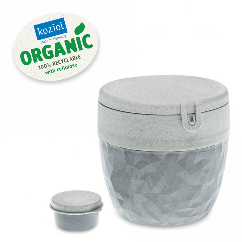 Ланч-бокс Club Bento Organic серый Koziol