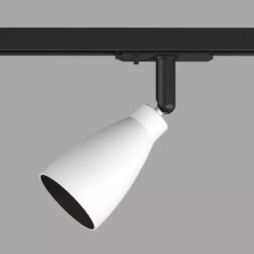 Однофазный трековый светильник 1*GU10 DK6050-BW+BK белый Denkirs