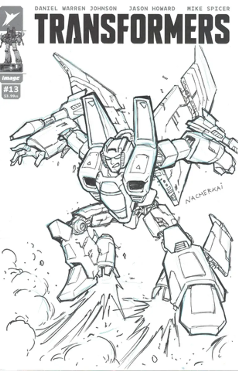 Transformers Vol 5 #13 (Cover 28oi) (Кирилл Черкай)