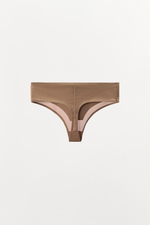 ТАНГА С ШИРОКИМ ПОЯСОМ ИЗ ПОЛИАМИДА — ZARA
