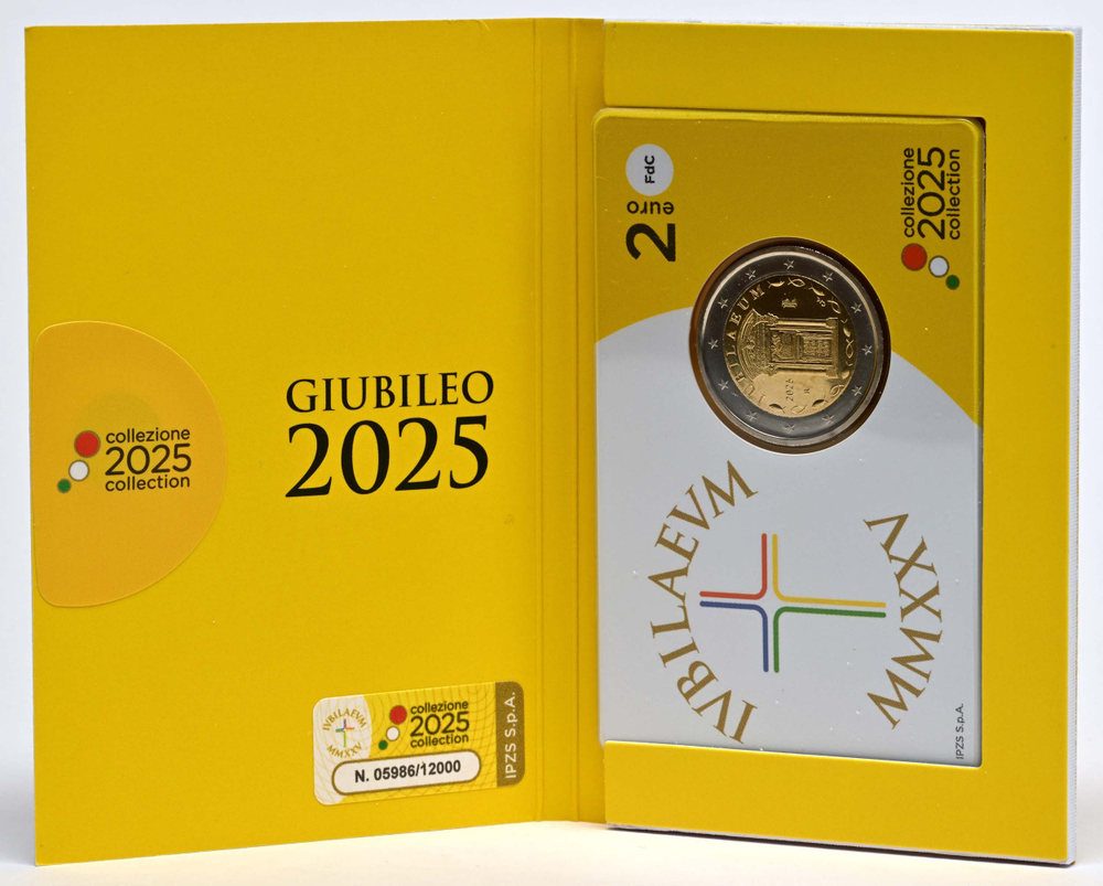 ИТАЛИЯ, 2025, 2 ЕВРО [БИМЕТАЛЛ]