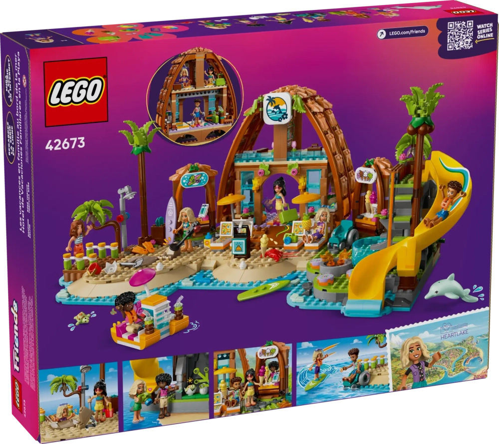 Конструктор LEGO Friends 42673 Пляжный курорт для семейного отдыха