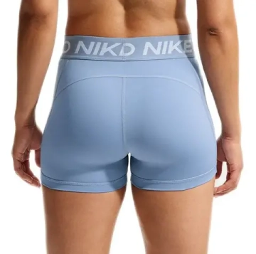 Женские Шорты теннисные Nike Pro Dri-Fit 365 Mid-Rise 3in - work blue/white