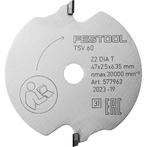 Диск подрезной алмазный Wood Fine Cut Special DIA 47x2,5x6,35 T FESTOOL 577962