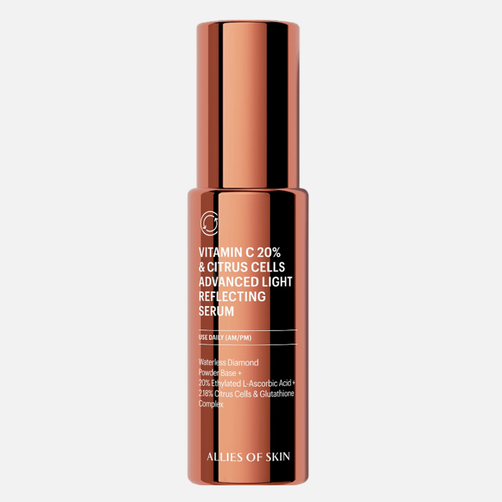 СОЮЗНИКИ КОЖИ Усиленная сыворотка с 20% витамином С для сияния кожи / ALLIES OF SKIN Vitamin C 20% & Citrus Cells Advanced Light Reflecting Serum, 30 мл