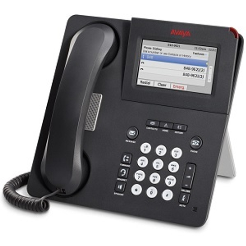 VoIP-телефон Avaya 9621G, сенсорный экран, 12 линий, USB, LAN, WAN, черный