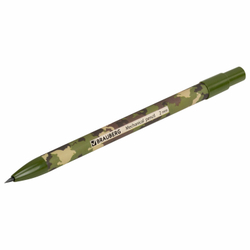 Карандаш механический цанговый 2 мм, BRAUBERG PRINT MILITARY, HB, встроенная точилка, корпус ассорти, 181962