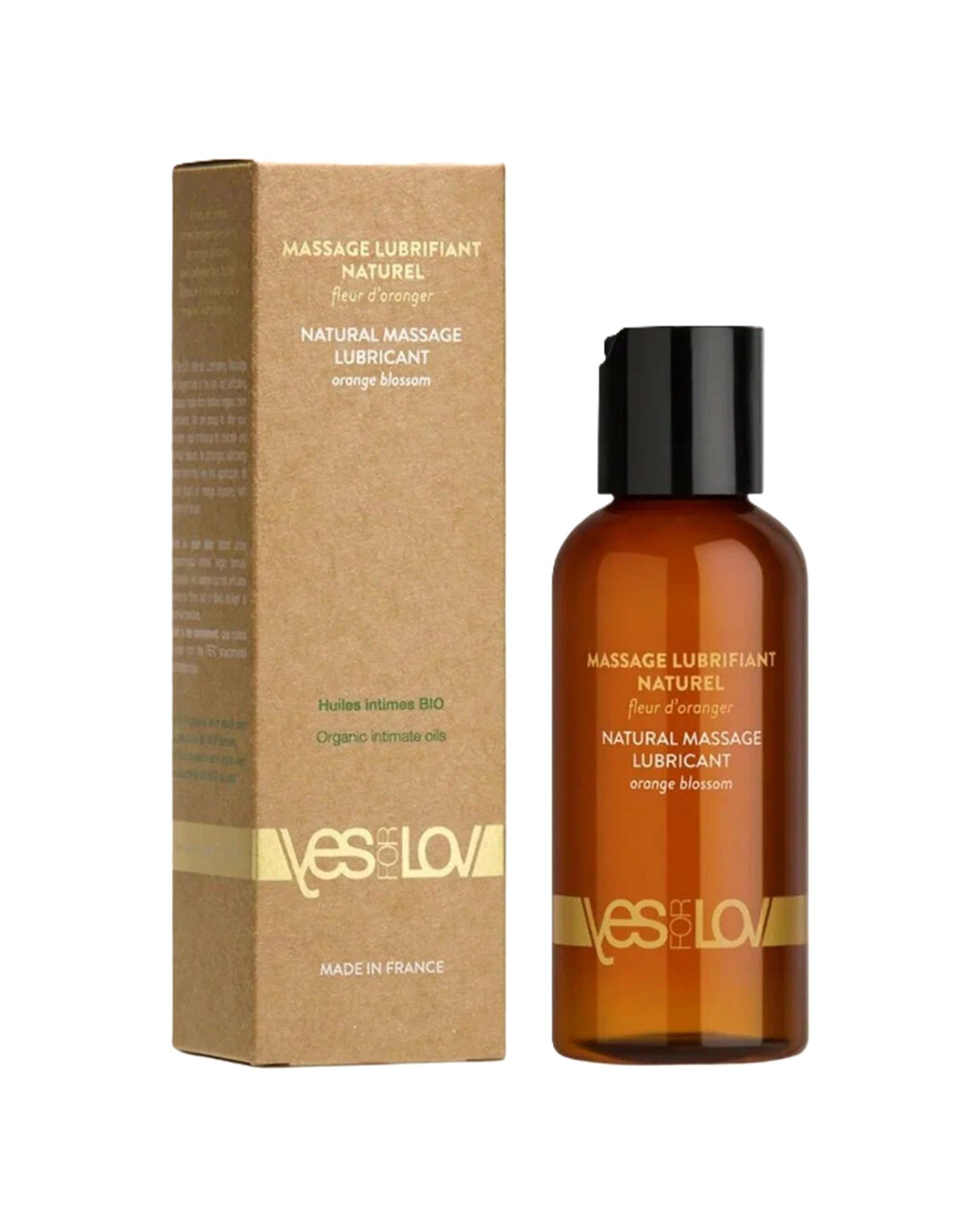 массажная cмазка Yesforlov natural lubricant orange blossom with organic oils, 100 мл