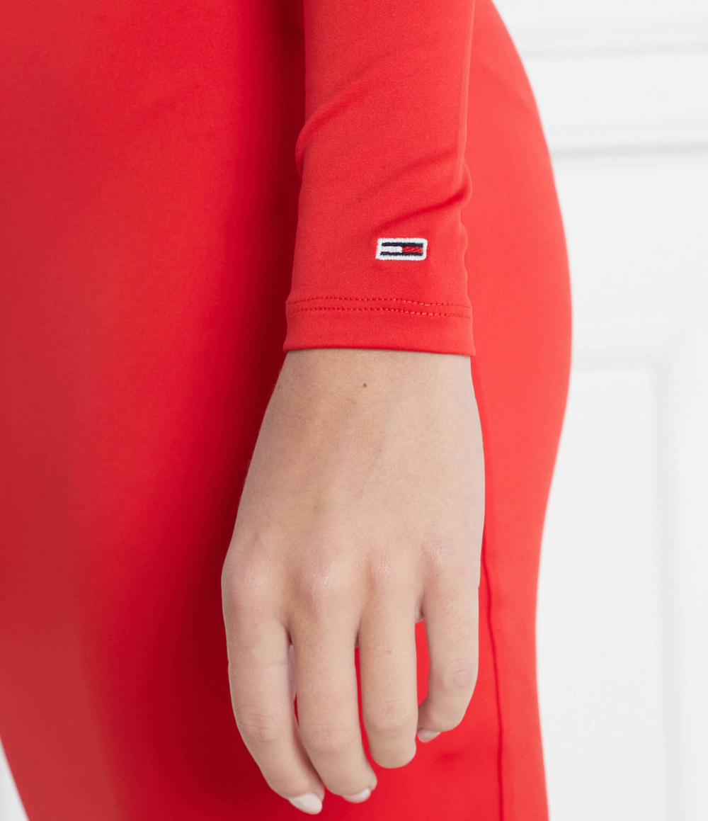 Платье LOGO TAPE BODYCON Tommy Jeans - красный(DW0DW16460)