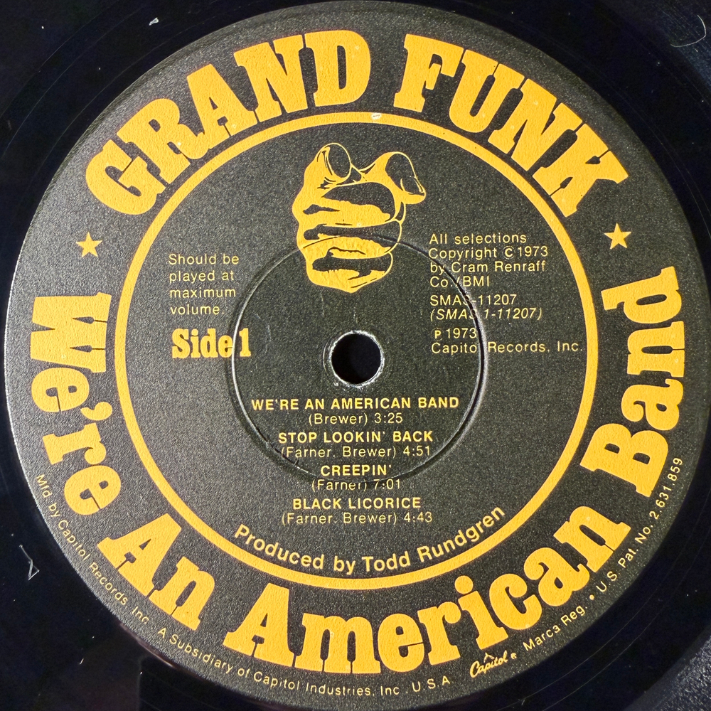 Grand Funk ‎– We're An American Band (США 1973г.)