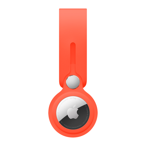 Полиуретановый брелок-подвеска Apple Loop для AirTag, Electric Orange (Солнечный апельсин)