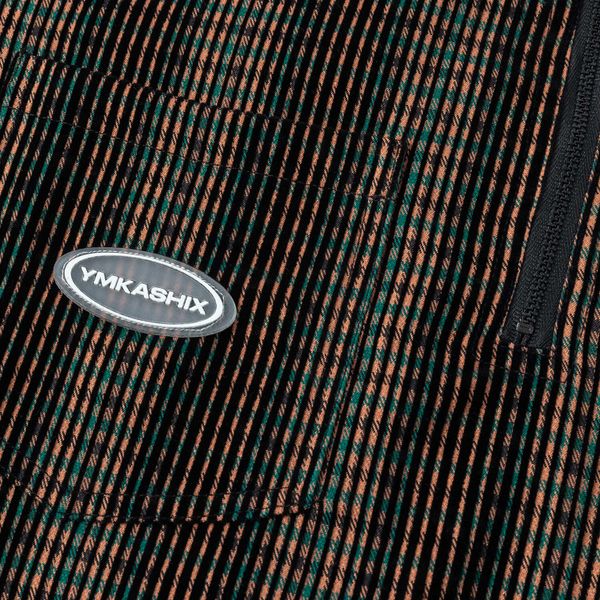 Рубашка Velvet Tartan оранжевая / зеленая - фото 7