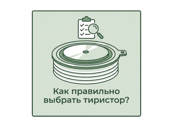 Как правильно выбрать силовой тиристор? Как правильно выбрать силовой тиристор?