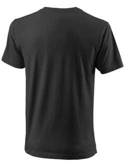 Мужская теннисная футболка Wilson Team II Tech Tee Men - black