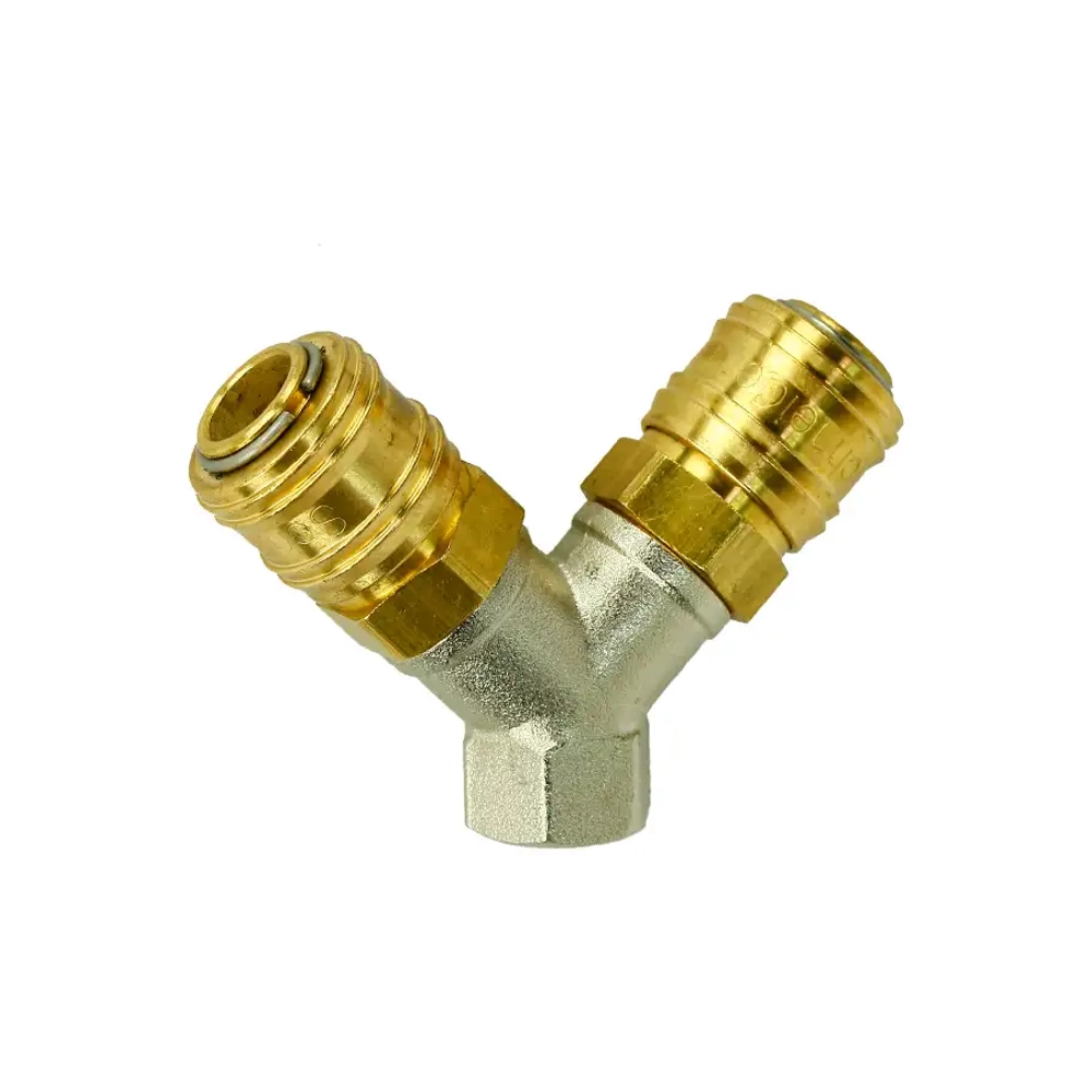 Разветвитель с соединительными розетками VT 2 G3/8i-2xSK Schneider airsystems E700120