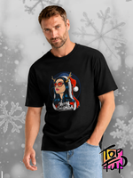 Футболка Merry Christmas снегурочка
