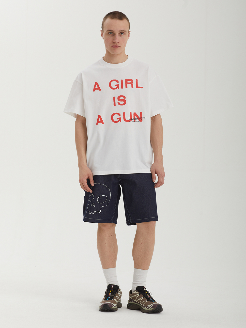 Мужская Футболка Girl Is A Gun