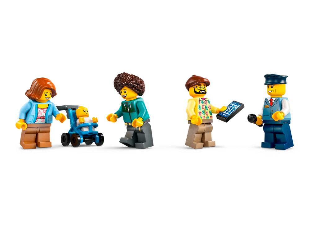 Конструктор Лего Сити Красный двухэтажный экскурсионный автобус 60407 LEGO City Red Sightseeing Bus 384 детали 7+