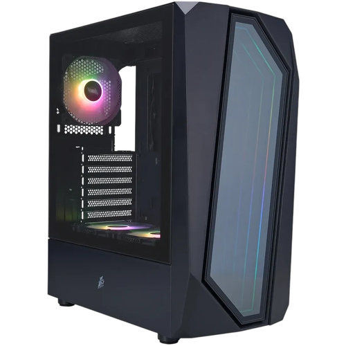Корпус 1STPLAYER INFINITE SPACE IS6 ARGB Black (IS6-BK-2F7R-1F7)