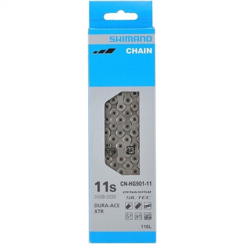 Цепь 2-720383 XTR/DURA-ACE HG901, 11ск, 116 зв, замок цепи SM-CN901-11 (1ШТ), ROAD/MTB/E-BIKE ICNHG90111116Q Япония SHIMANO