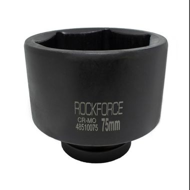 Головка ударная глубокая 75мм 6гр. 1'' RockForce##Rock FORCE RF-48510075