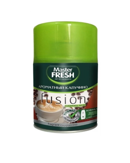 Master FRESH Освежитель воздуха сменный баллон Ароматный капучино 250 мл