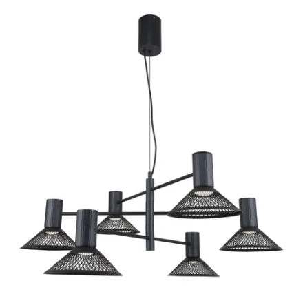 Подвесная люстра Metrics 4623-6P, 6*LED*6W, 3960LM, 3000K. ТМ F-Promo