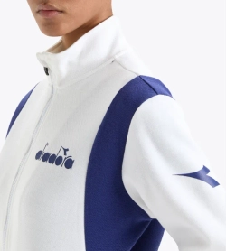 Женская теннисная куртка Diadora L. FZ - optical white