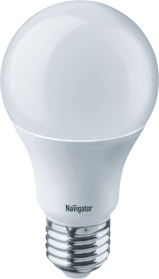 Лампа светодиодная Navigator A60 220V Е27 7W 4000K груша 21020