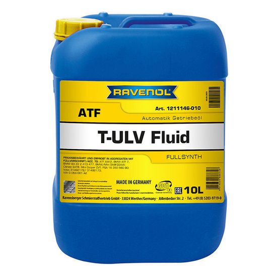 RAVENOL ATF T-ULV Fluid масло для АКПП 10 Литров